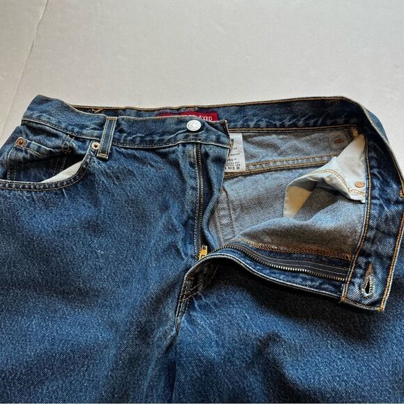 Levi's Women's 550 Faded Blue Denim Jeans Size 14 Mis M High Rise - Picture 3 of 8